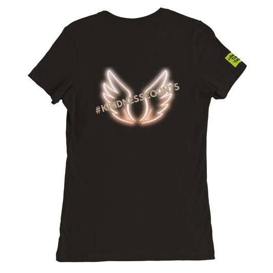 Angel Wings Premium Womens Crewneck T-shirt