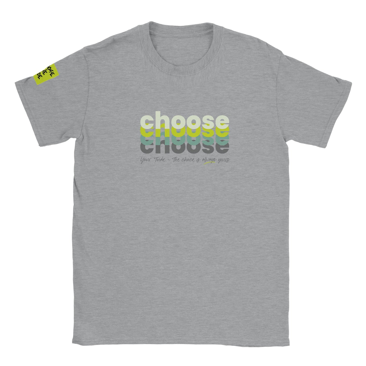 Choose Green Classic Kids Crewneck T-shirt